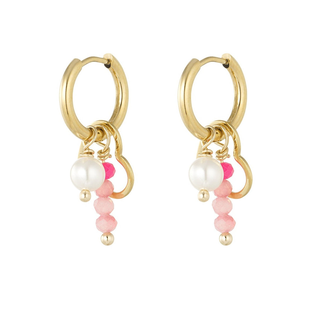 Pink Love Earrings