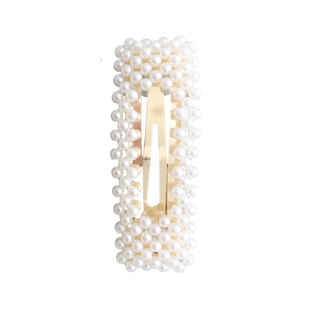 PEARL BLOCK HAIRCLIP